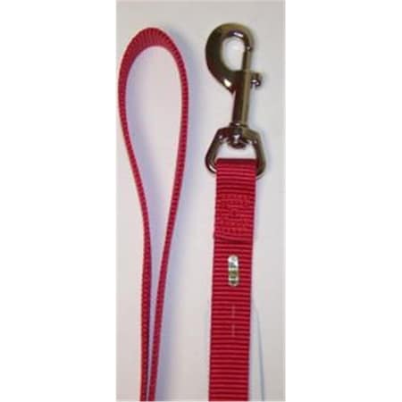 Omni Pet No5804 RD 62inX4ft Nylon Lead Color Red 44584260